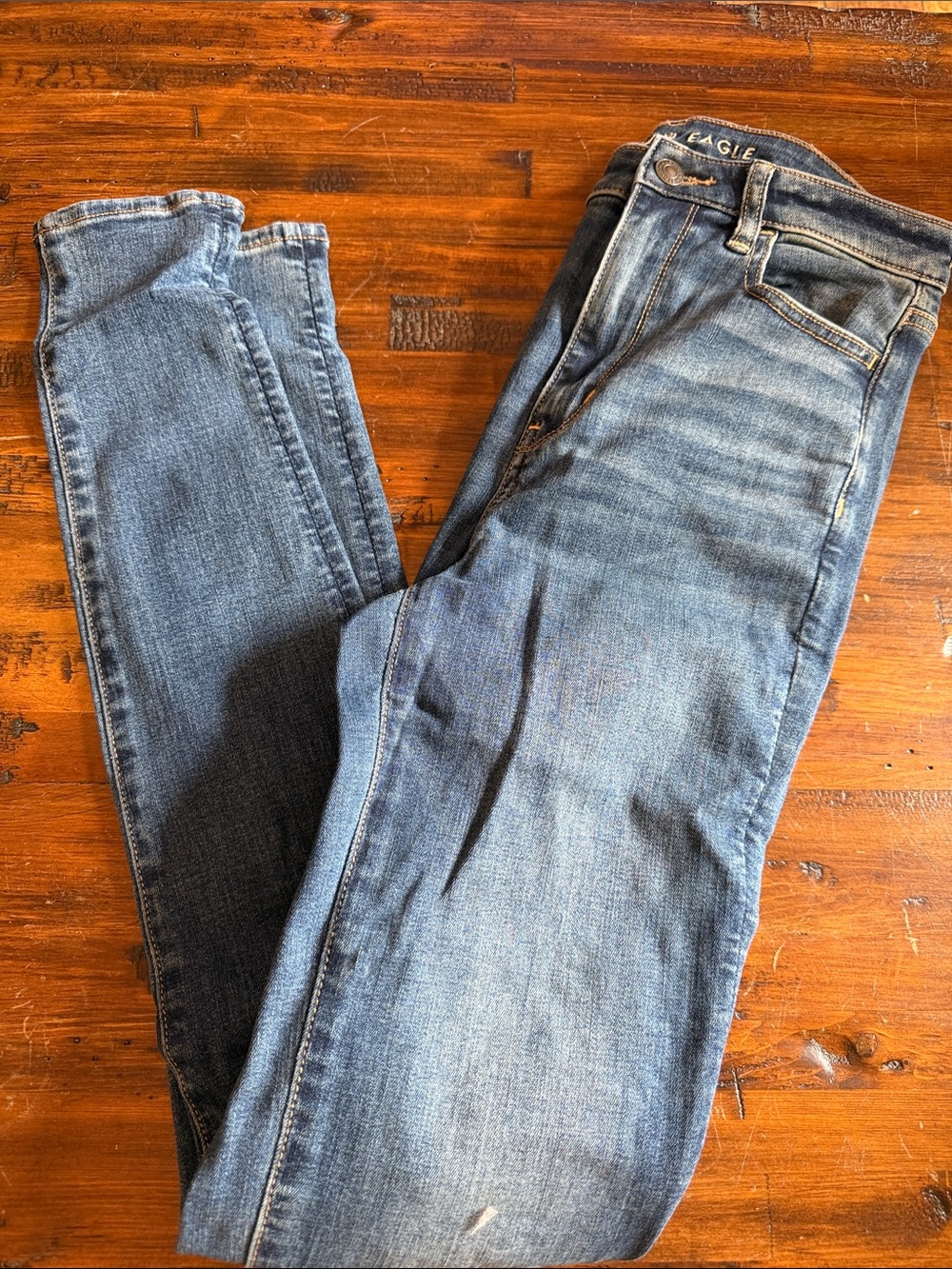 American Eagle Outfitters Women's Blue Denim Jeans